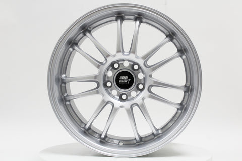 MST Wheels MT45 - Glossy Silver - 18X8.5 5X100 Offset +38 FLOW FORMED