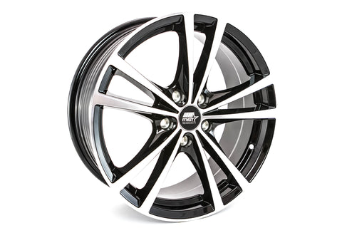 Saber - Glossy Black w/Machined Face - 17x7.0 5x110 Offset +45