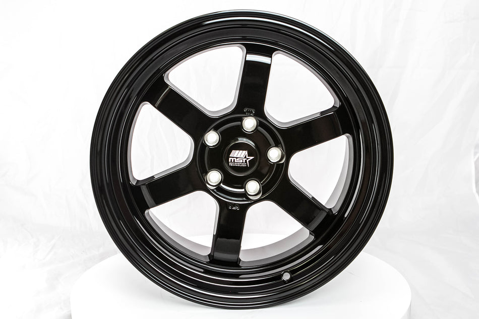 MST WHEELS Time Attack - Glossy Black - 17x9.0 5x114.3 Offset +20