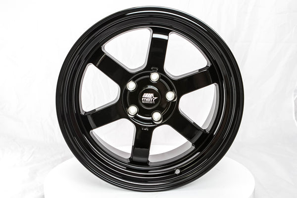 MST WHEELS Time Attack - Glossy Black - 17x9.0 5x114.3 Offset +20