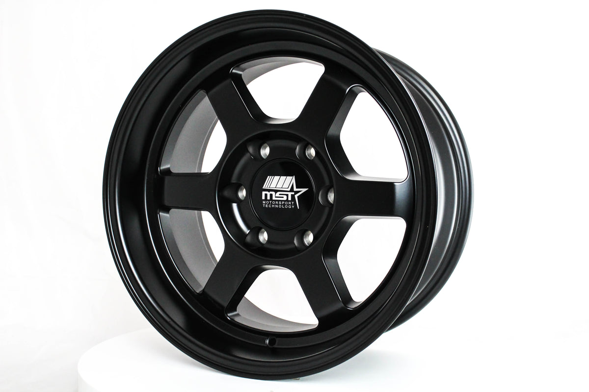 Time Attack Rims Time Attack-Truck Matte Black 17x8.5 6X139.7 Offset -12 | MST Wheels ...