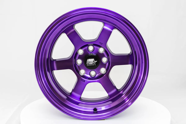 MST WHEELS Time Attack - Cosmic Purple - 15x8.0 4x100/4x114.3 Offset +0
