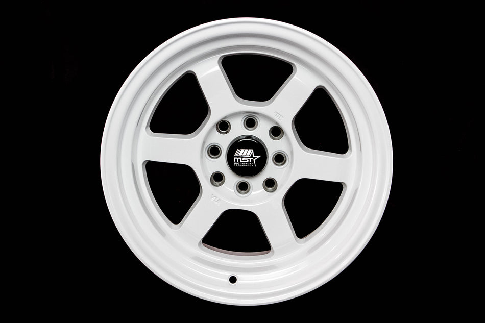 MST WHEELS Time Attack - Glossy White - 15x8.0 4x100/4x114.3 Offset +0